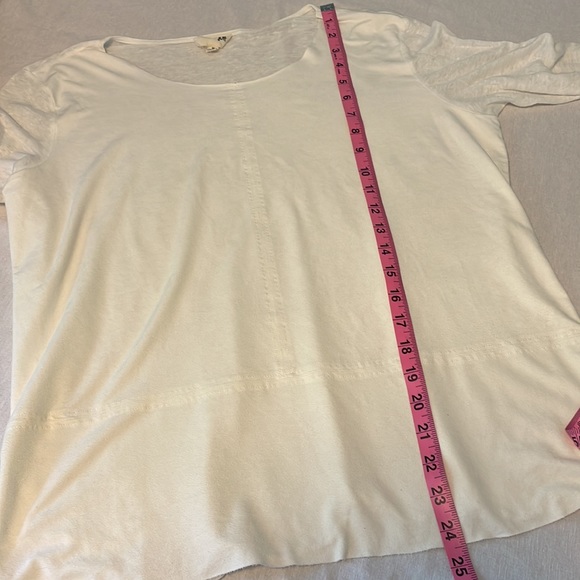 JOH apparel creamy white boxy top size M - Picture 8 of 9